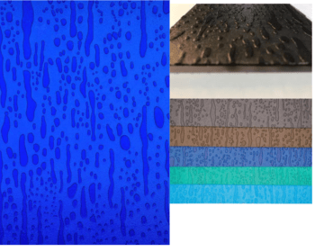 Rain drop polycarbonate sheet